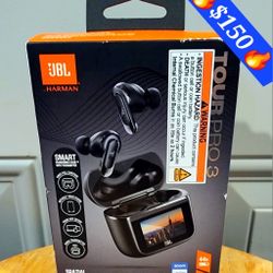 🔥JBL Tour Pro 3 True Wireless Noise-canceling Earphones - Black
🔥 $150 Firm On Price,AUTENTIC JBL