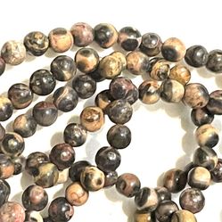 35” Strand Of Australian Jasper Beads