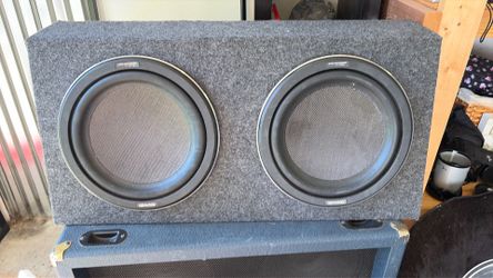 Kenwood eXcelon KFC-XW1000F 10-inch shallow-mount subwoofers