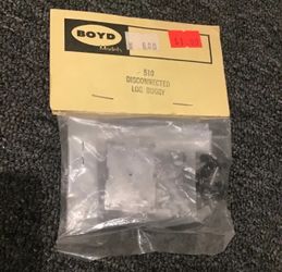 Unused BOYD Models 510 Disconnected Log Car Buggy All Diecast Metal Kit HO Scale