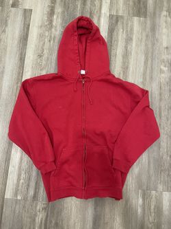 RED ZIP UP