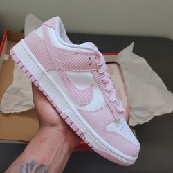 Nike Dunk Low Pink Corduroy - 9 Women