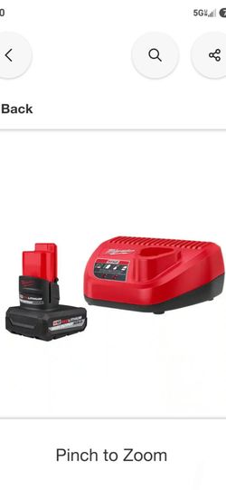 Milwaukee M12 XC High Output 5.0 Ah Battery & Charger Starter Kit