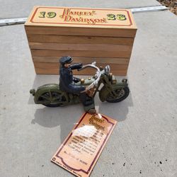 1928 Replica Harley Davidson Pull Toy