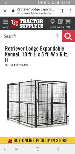 Tractor supply 5 x 10 cheap kennel