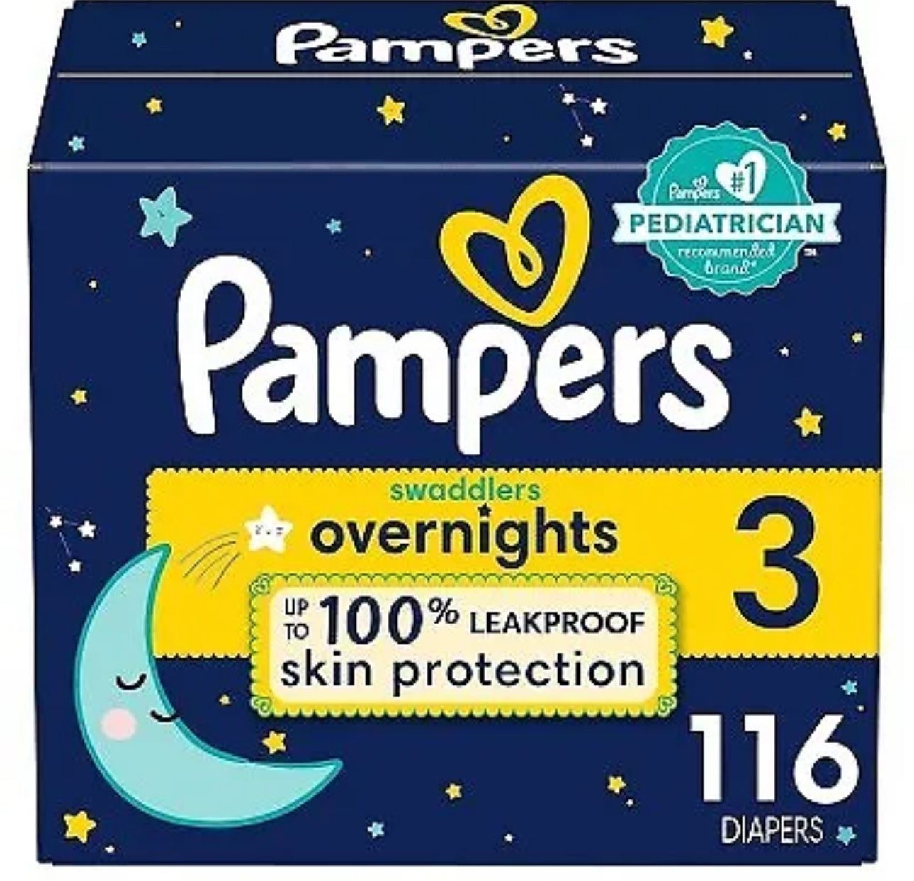 Pampers Swaddlers Overnight Protection