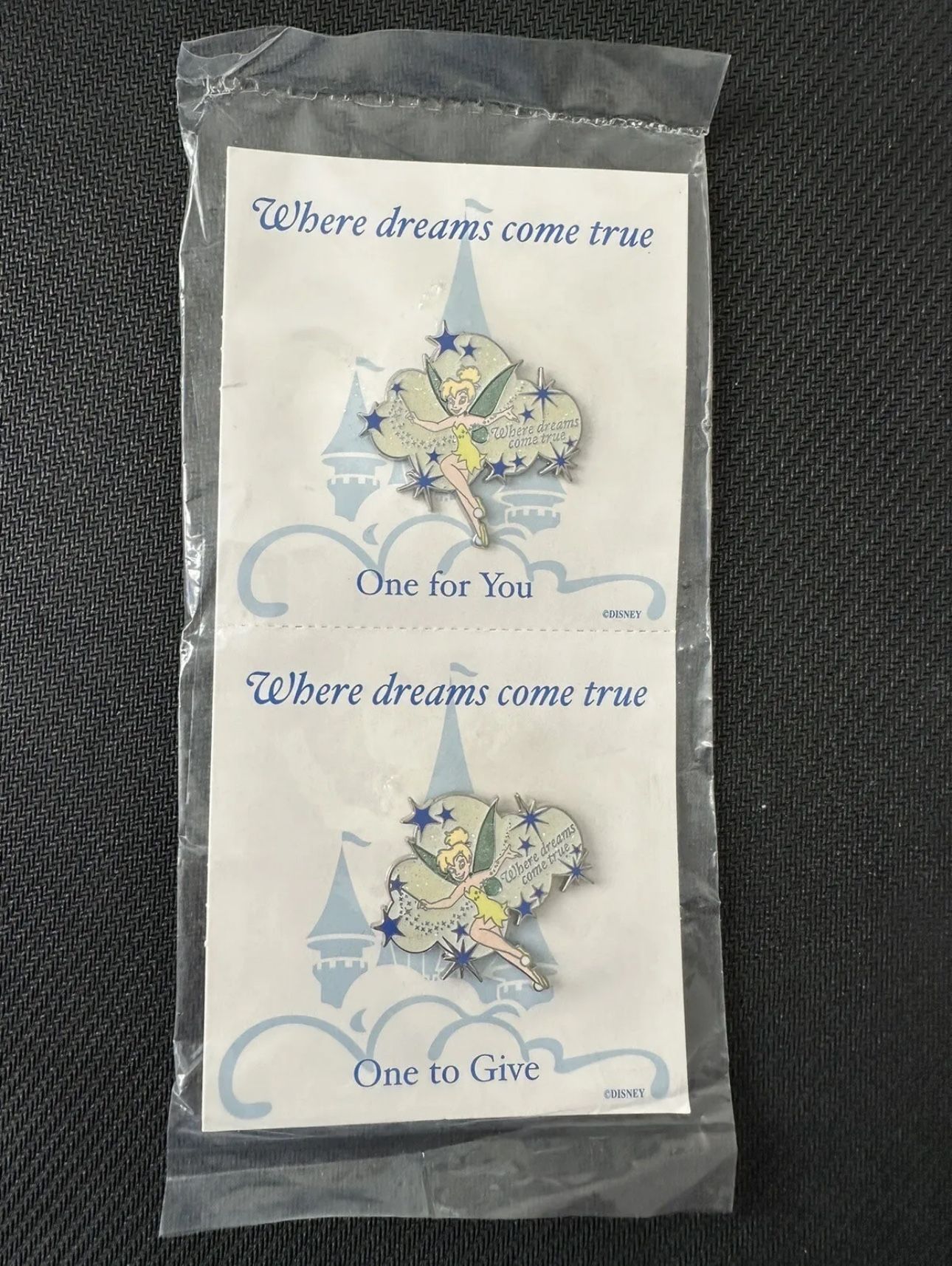 Walt Disney World Where Dreams Come True Tinker bell Pin