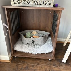 Dog Crate Side Table