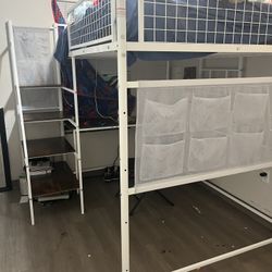 Full Bunk bed With Desk