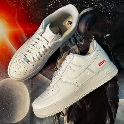 Nike Air Force 1 Low Supreme White (Size 7 - 8, 9)