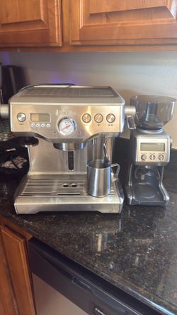 Breville Dual Boiler Espresso Machine and Smart Grinder Pro