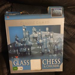 Glass Chess Set 