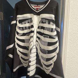 🏒 Supreme Bones Hockey Jersey – Black (XL)