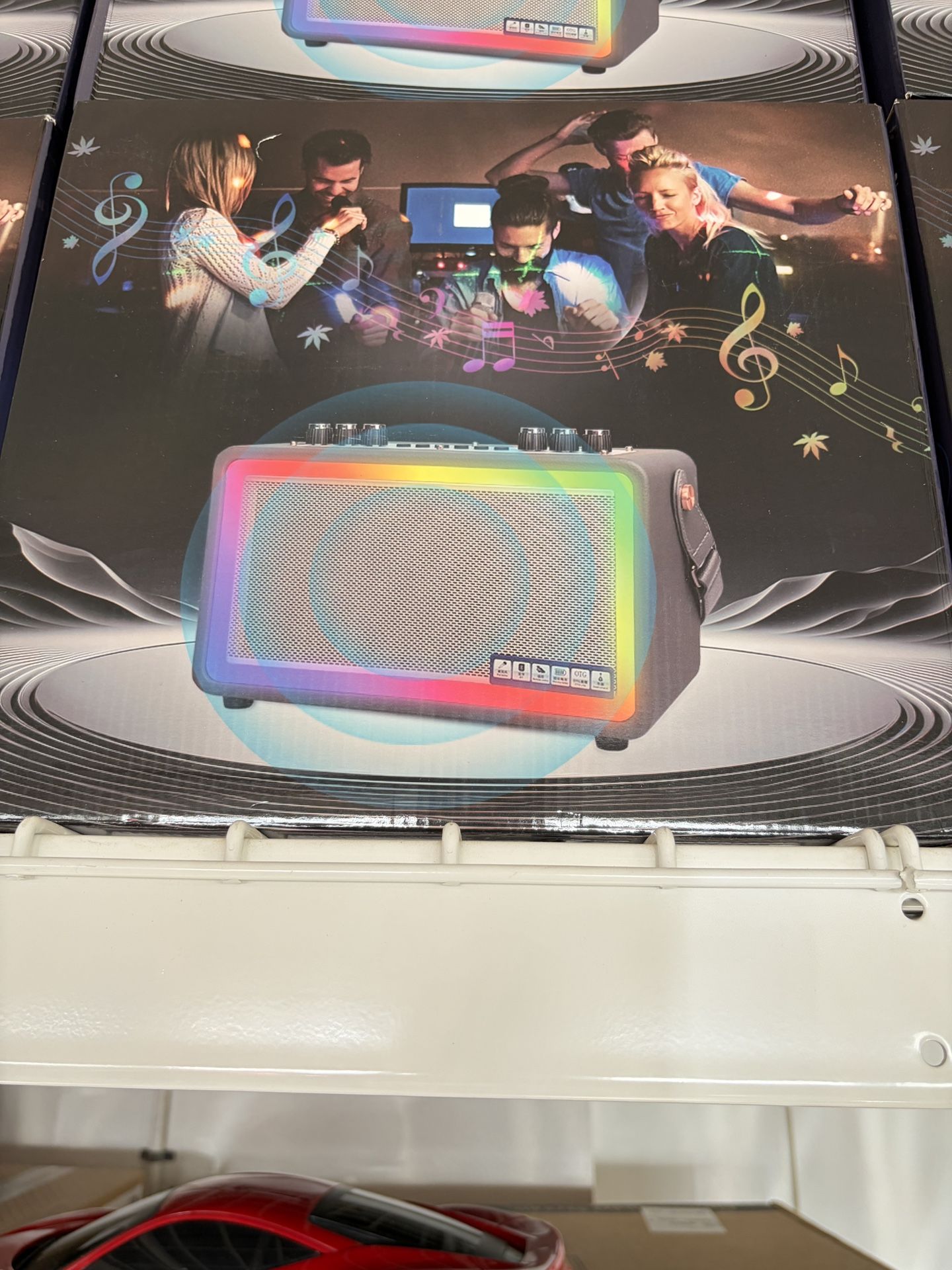 Portable Karaoke Speaker Woth 2 Wireless Microphone