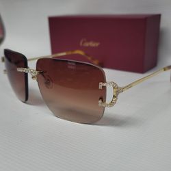 Moissanite Cartier Sunglasses 