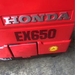 Honda Ex650 Generador