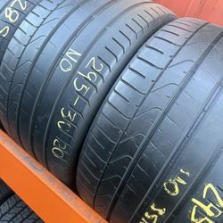 20” tires pirelli 295/30/20 with free installation for $130 both