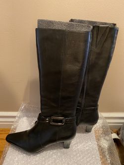 Anne Klein Black Long Boots