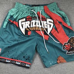 Grizzlies Just Don Shorts Size Medium-XL
