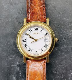 Gucci Watch, White Roman Dial