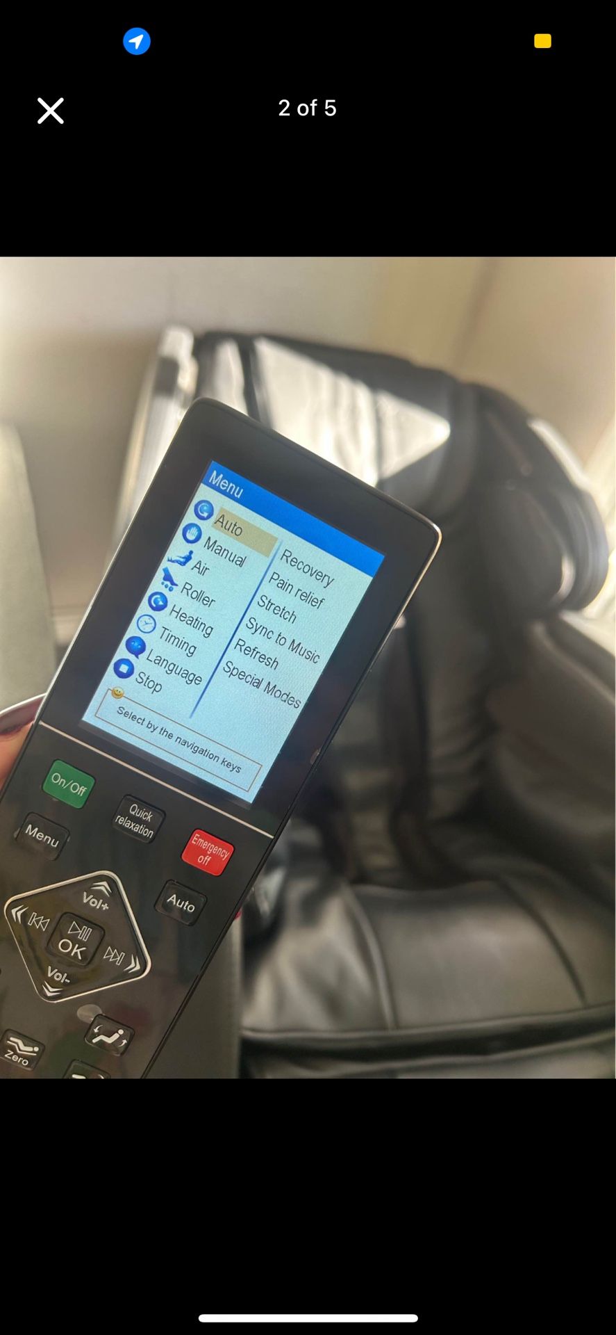 Massage Chair ($1,000 OBO) No Lowballs