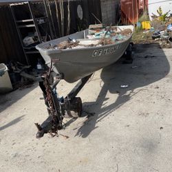 FISHING BOAT AND TRAILER 