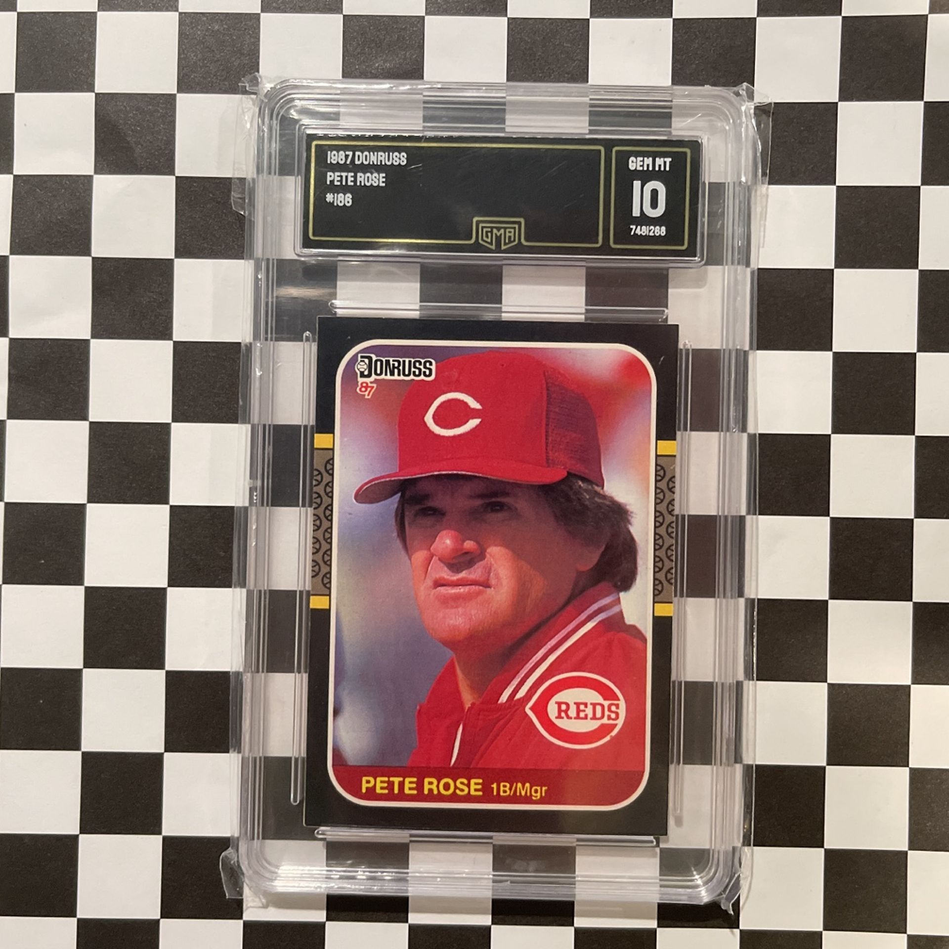 Pete Rose Baseball Card (SPORTS CARDS) Baseball Graded 