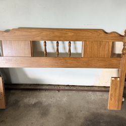 FREE Full Size Headboard, And Frame