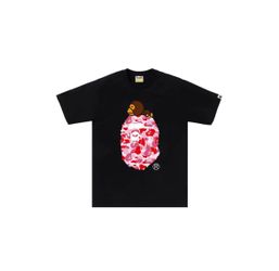 BAPE ABC CAMO MILO ON BIG APE TEE ‘BLACK/PINK’