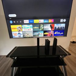 55’’ Toshiba Fire Tv + Table 