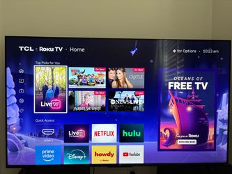 TCL Roku Smart TV Flat Screen 55in