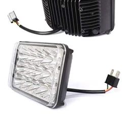 AMUNIESUN DOT Approved LED Headlights 4x6 Sealed Beam Housing Bulb for For Chevrolet Kodiak C4500 C5(contact info removed)-2009 H4656 H4 Conversion Hi