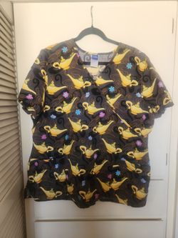Disney Aladdin Scrub Top