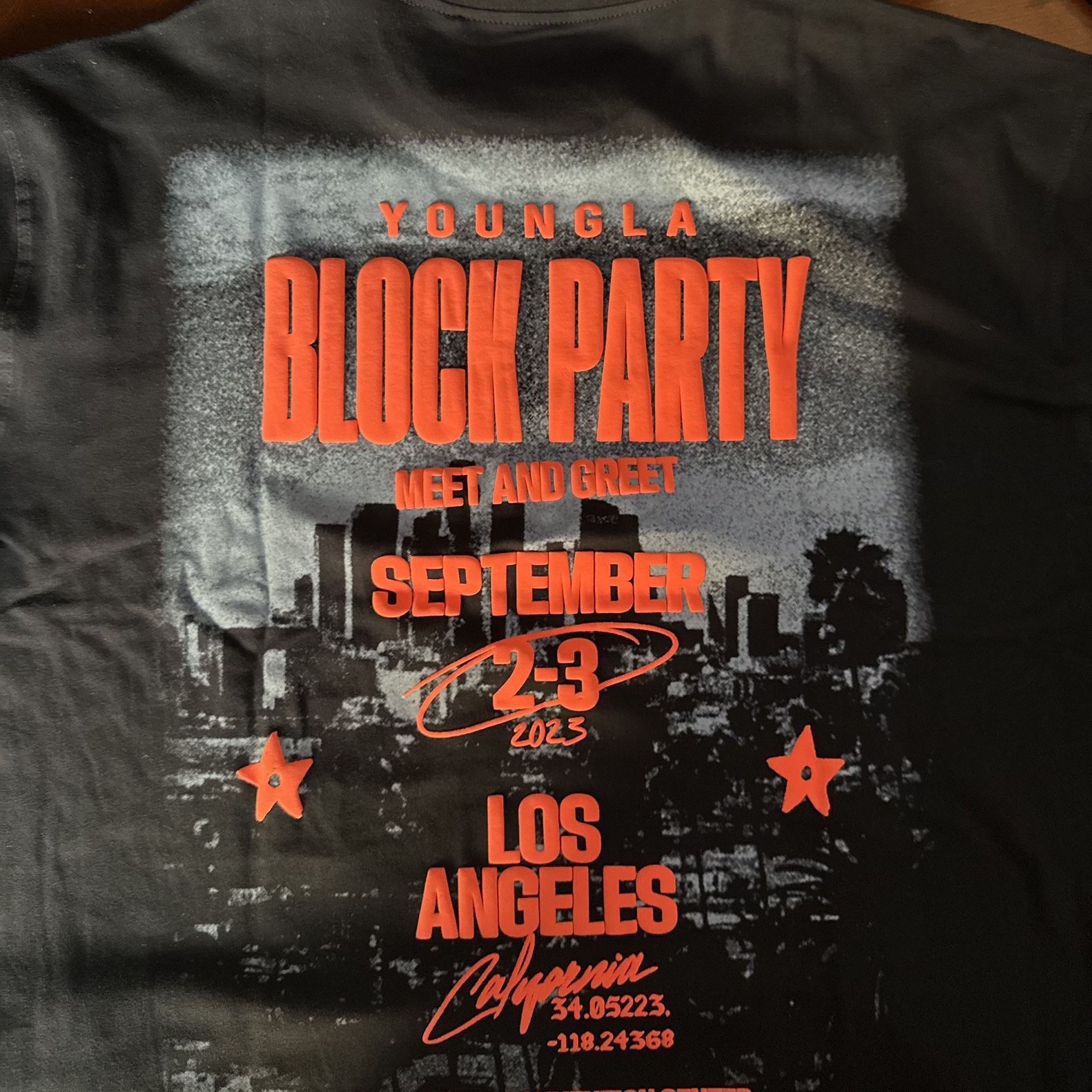BLOCK PARTY SHIRT YOUNGLA EXCLUSIVE MEDIUM for Sale in Rosemead, CA -  OfferUp