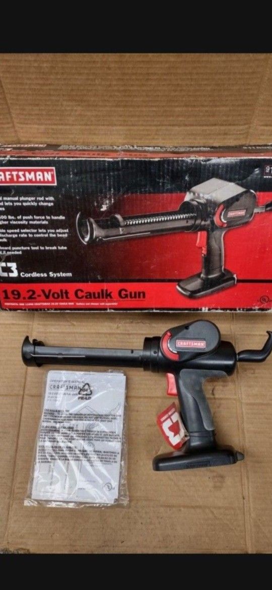 Yes, Available Craftsman 19.2v Caulk Gun "Tool Only"