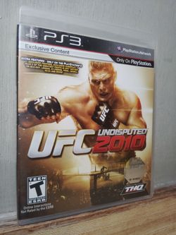 PS3 UFC UNDISPUTED 2010 😬👈