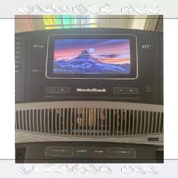 take student Sunny Health & Fitness Treadmill Get Strong at Home