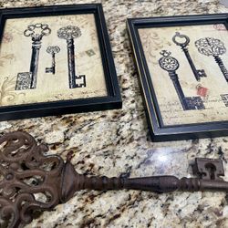 Key Wall Art And Metal Key