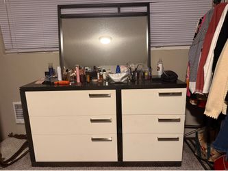 Double dresser and bedside stand