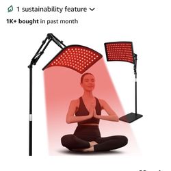 Red Light Therapy Lamp with Adjustable Stand for Face and Body