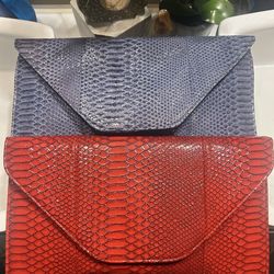 Alligator skin Clutch bags