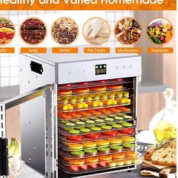 Fendia 12-Tray Food Dehydrator, a kitchen appliance designed for drying foods like jerky, fruits,