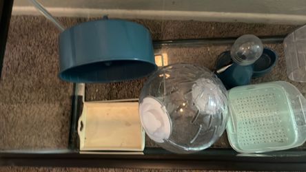 30gal tank with hamster accessories