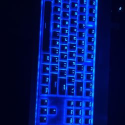 EagleTec Mechanical Keyboard KG011 White +Silver-lTested Working