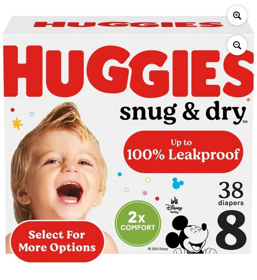 HUGGIES Snug & Dry Box Size 8