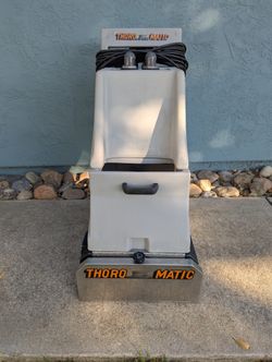 Thoro-matic commercial carpet cleaner
extractor