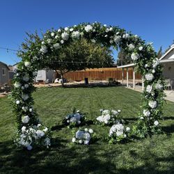 Wedding Arch And florals