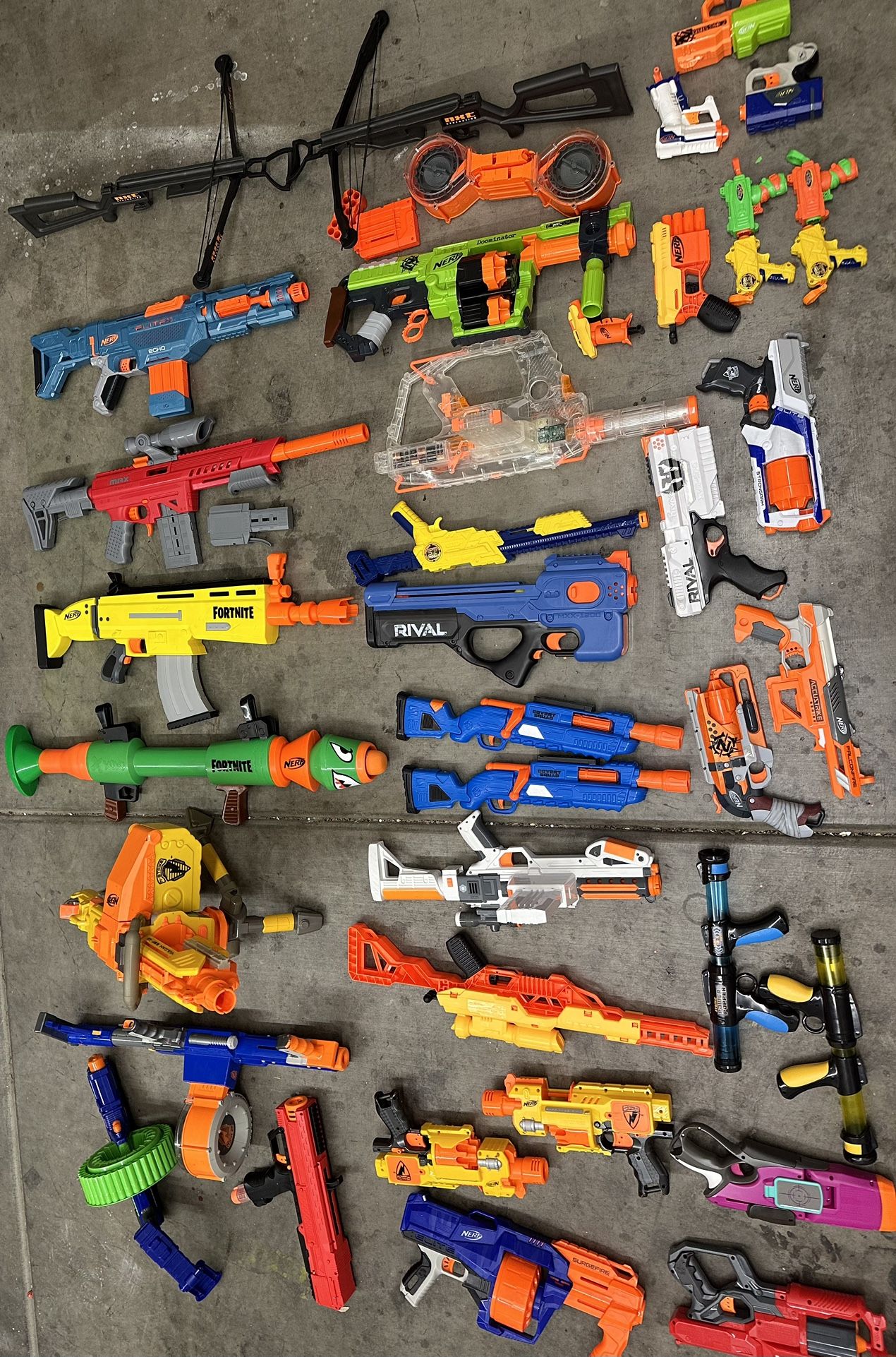 Nerf gun lot