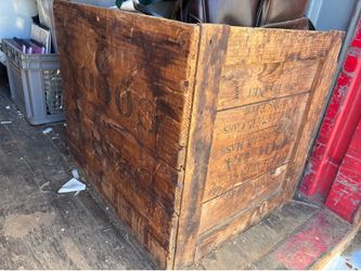Vintage Walter Baker & Co. Cocoa Wooden Crate