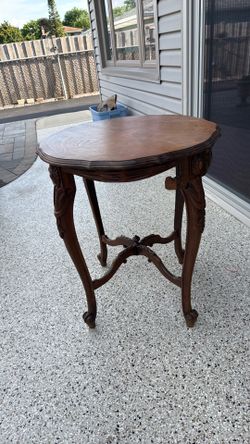 Antique end table